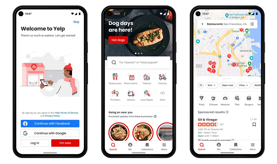 اپلیکیشن Yelp